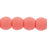 Czech Round Beads 3mm Bondeli Coral (100pcs)