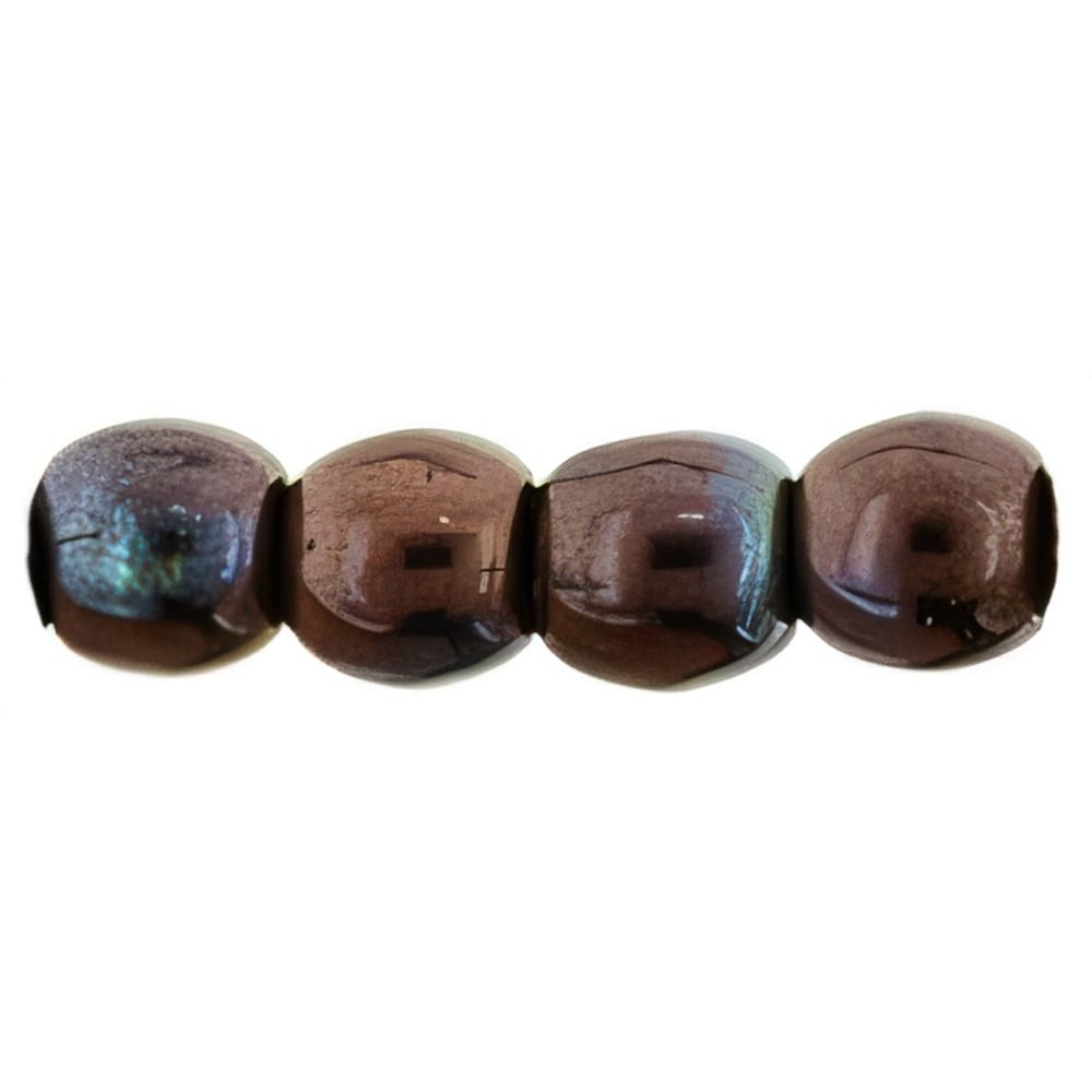 Czech Round Beads 3mm Luster - Metallic Amethyst