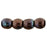 Czech Round Beads 3mm Luster - Metallic Amethyst