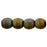Czech Round Beads 3mm Matte - Oxidized Bronze Clay