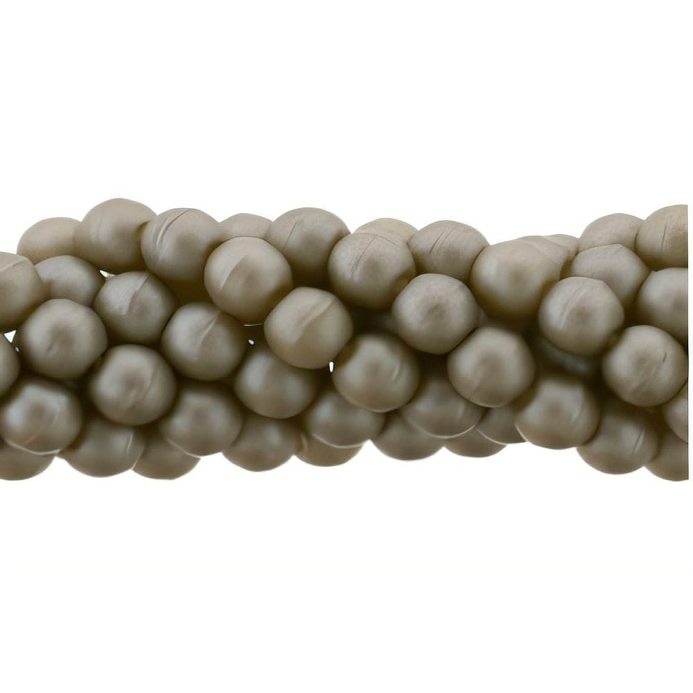 Czech Glass Pearls 3mm Matte - Brown Sugar
