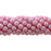 Czech Glass Pearls 3mm Matte - Flamingo