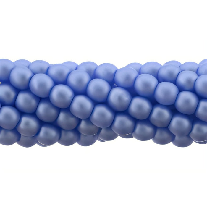 Czech Glass Pearls 3mm Matte - Baby Blue