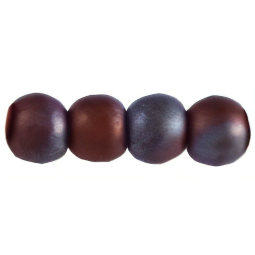 Czech Round Beads 3mm Matte - Luster - Metallic Amethyst