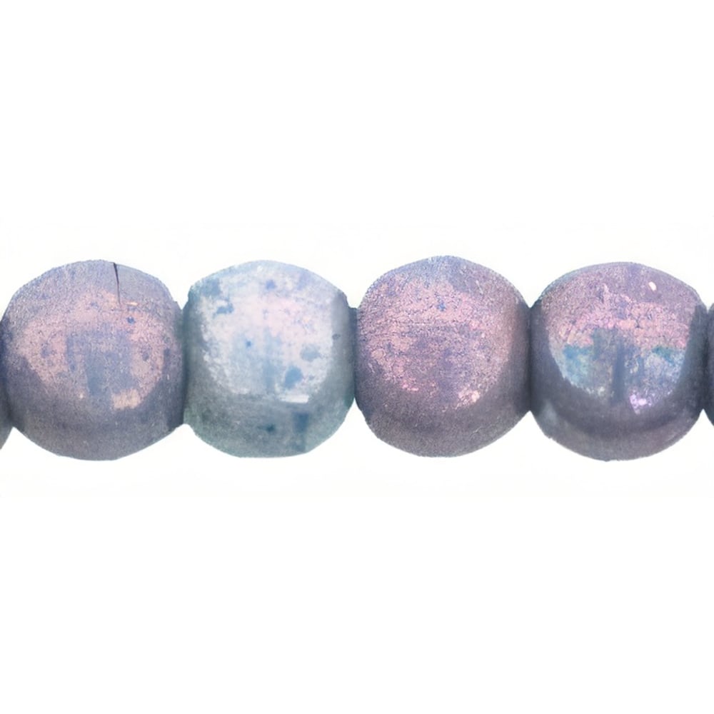 Czech Round Beads 3mm Luster - Opaque Amethyst