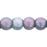 Czech Round Beads 3mm Luster - Opaque Amethyst