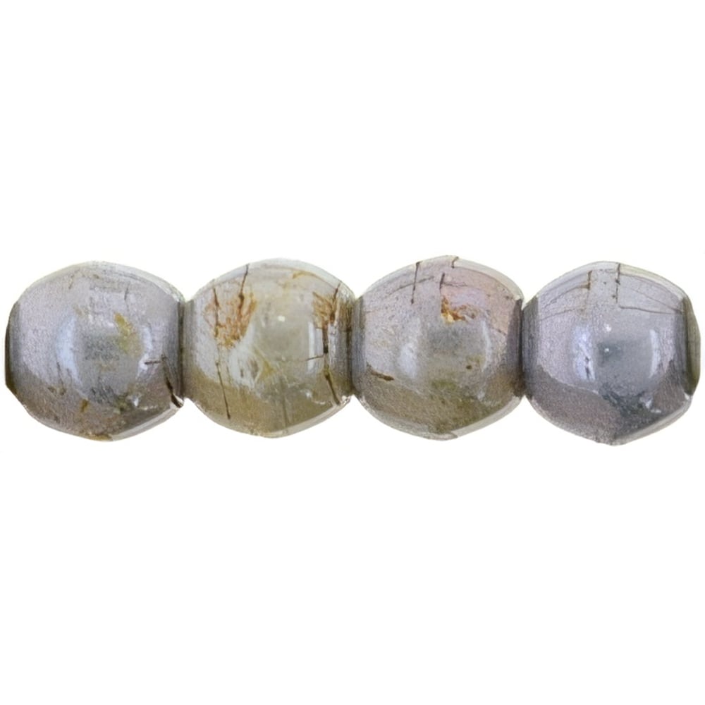 Czech Round Beads 3mm Luster - Opaque Green