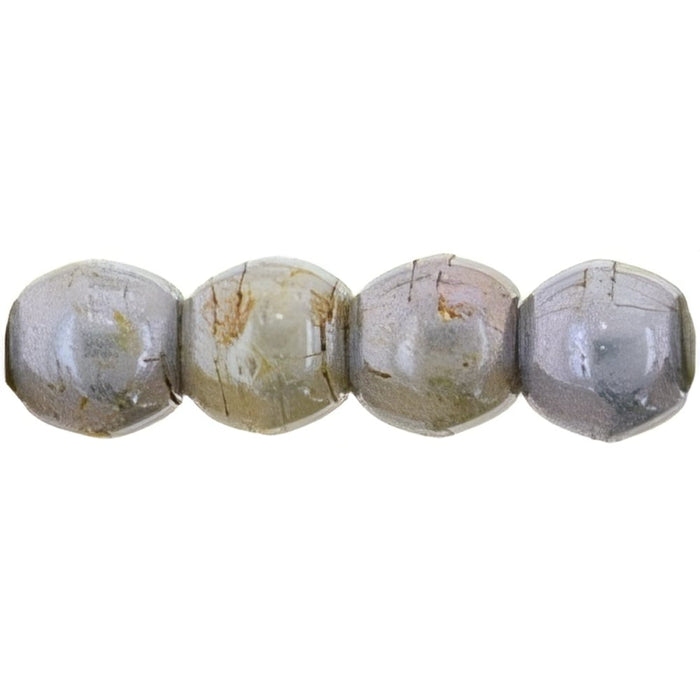 Czech Round Beads 3mm Luster - Opaque Green