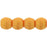 Czech Round Beads 3mm Pacifica - Tangerine
