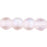 Czech Round Beads 3mm Rosaline AB