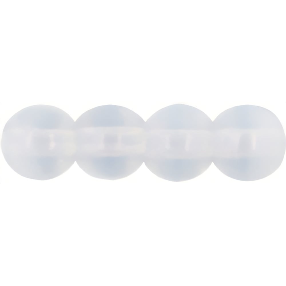 Czech Round Beads 4mm Milky White
