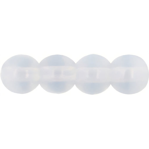 Czech Round Beads 4mm Milky White