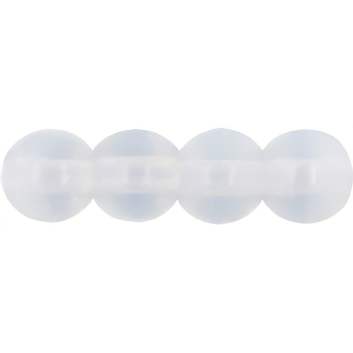 Czech Round Beads 4mm Milky White