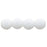 Czech Round Beads 4mm Opaque White