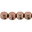 Czech Round Beads 4mm ColorTrends: Saturated Metallic Butterum