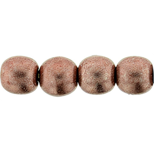 Czech Round Beads 4mm ColorTrends: Saturated Metallic Butterum