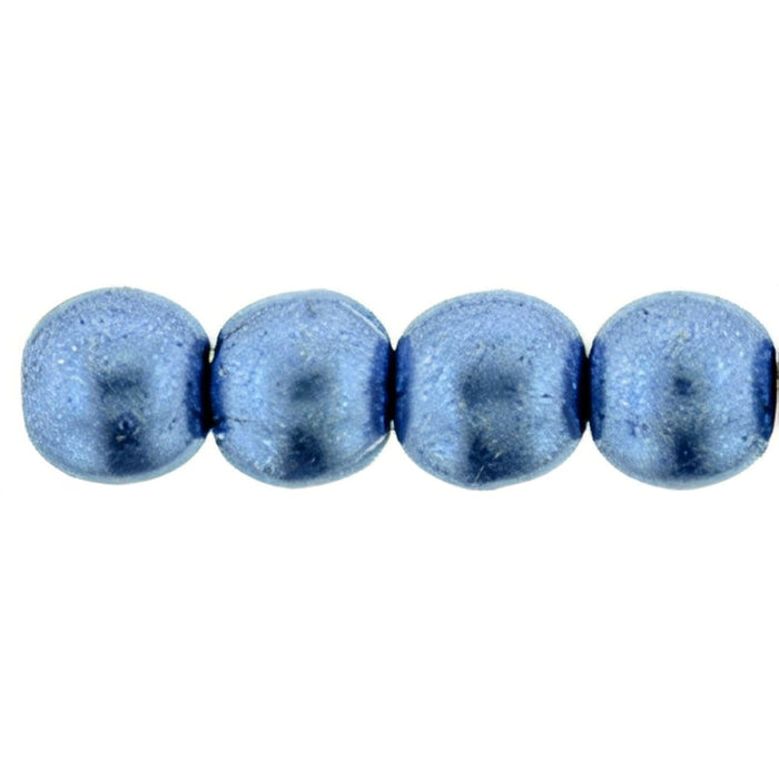 Czech Round Beads 4mm ColorTrends: Saturated Metallic Neutral Gray