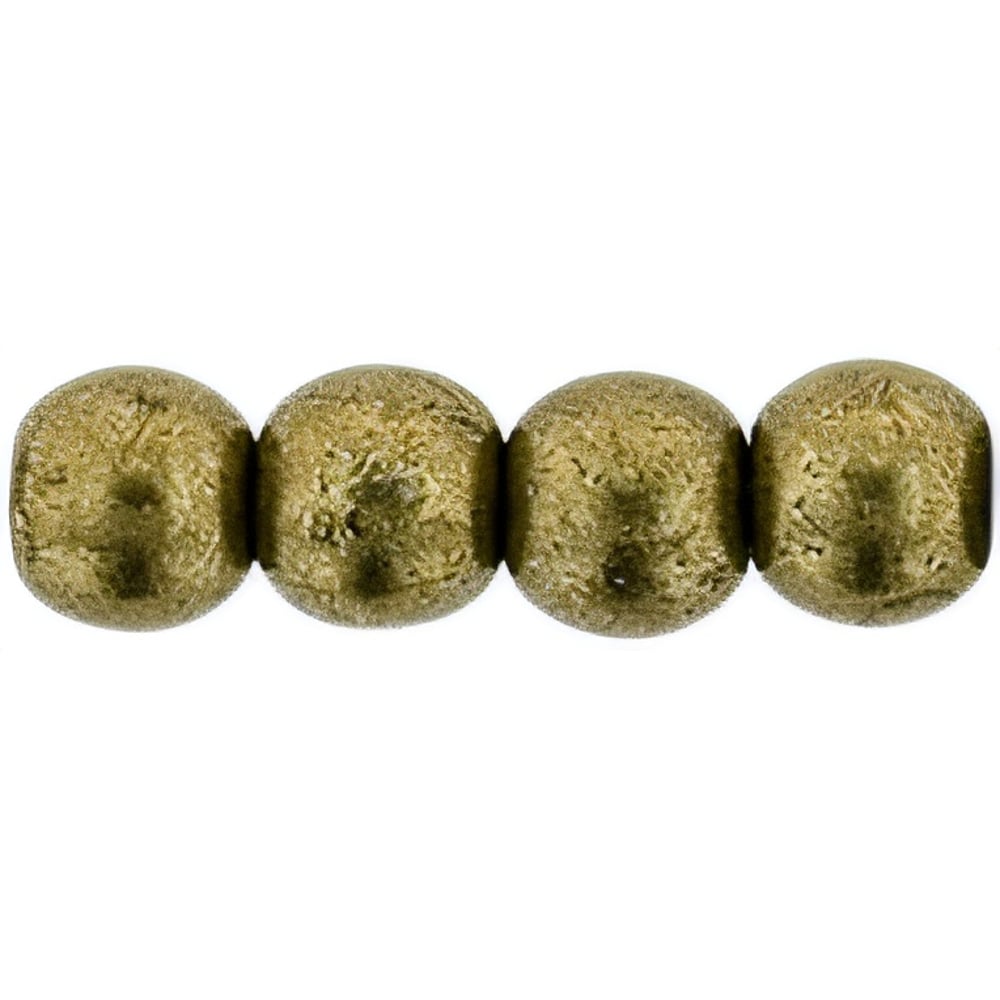 Czech Round Beads 4mm ColorTrends: Saturated Metallic Emperador
