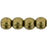 Czech Round Beads 4mm ColorTrends: Saturated Metallic Emperador