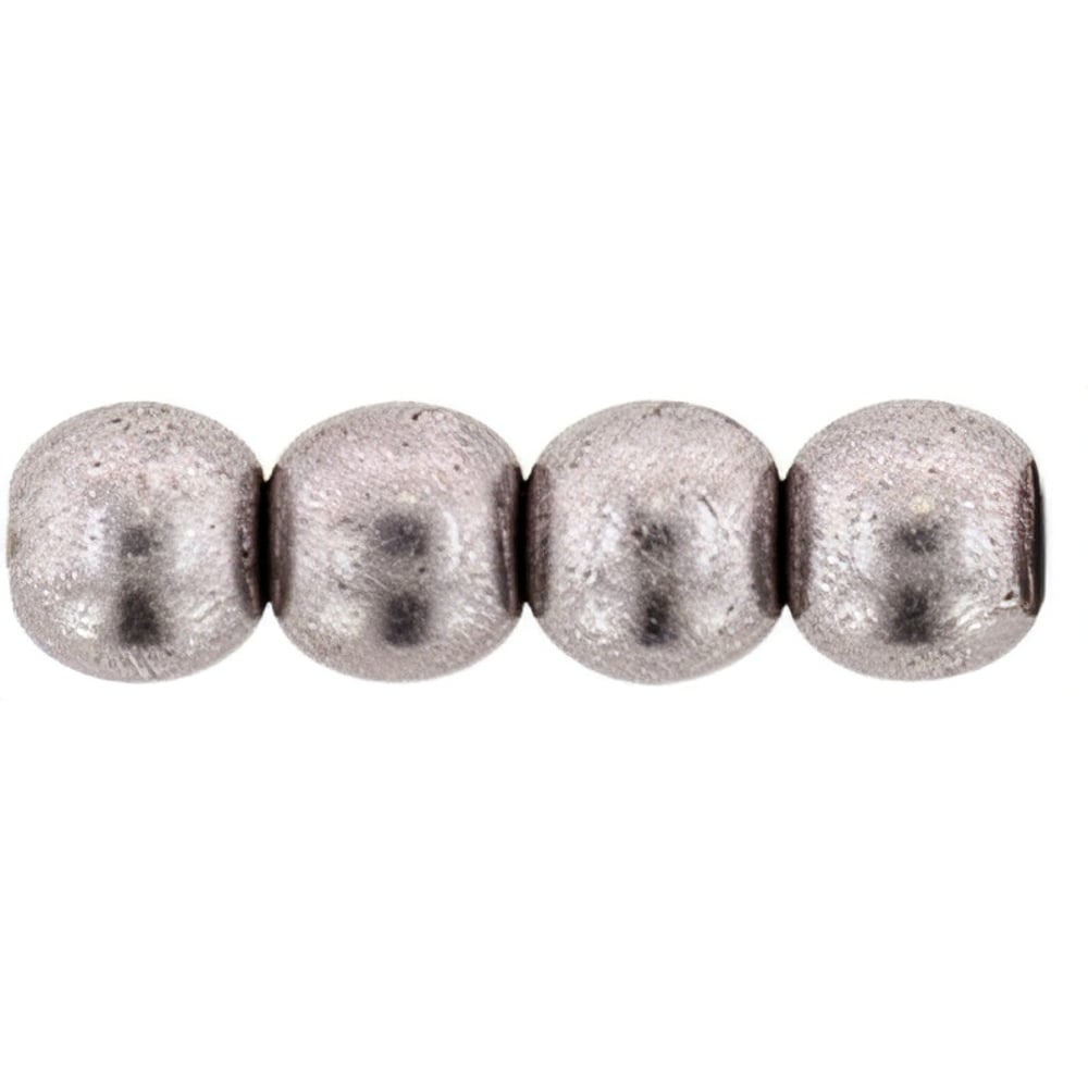 Czech Round Beads 4mm ColorTrends: Saturated Metallic Almost Mauve