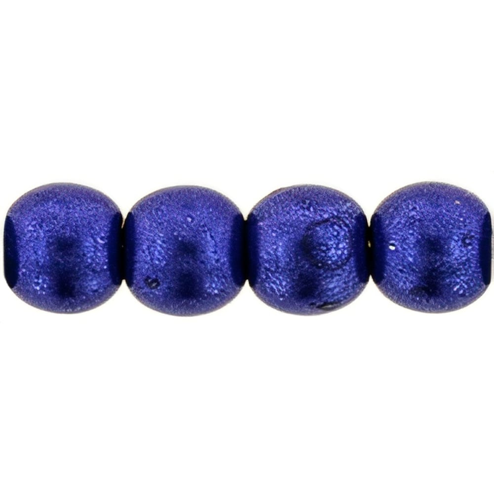 Czech Round Beads 4mm ColorTrends: Saturated Metallic Super Violet