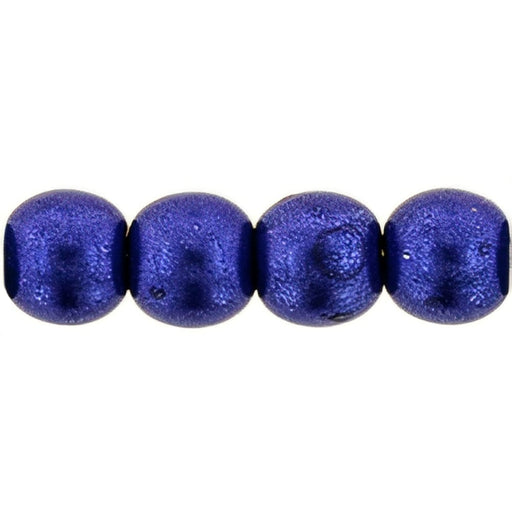 Czech Round Beads 4mm ColorTrends: Saturated Metallic Super Violet