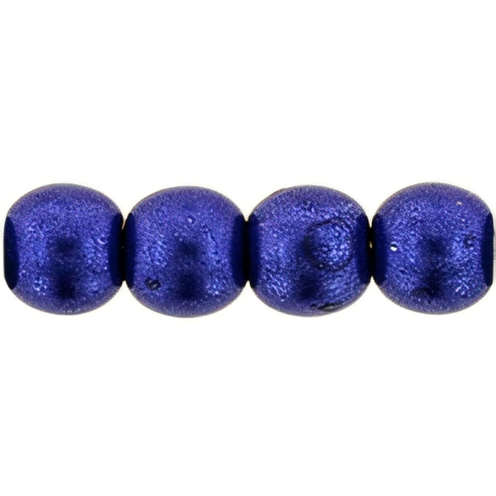 Czech Round Beads 4mm ColorTrends: Saturated Metallic Super Violet