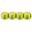 Czech Round Beads 4mm ColorTrends: Saturated Metallic Lime Punch