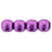 Czech Round Beads 4mm ColorTrends: Saturated Metallic Spring Crocus