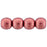 Czech Round Beads 4mm ColorTrends: Saturated Metallic Valiant Poppy