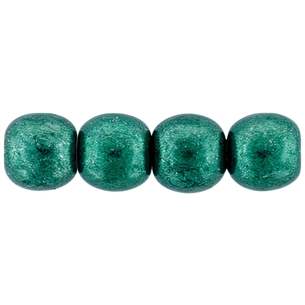 Czech Round Beads 4mm ColorTrends: Saturated Metallic Martini Olive