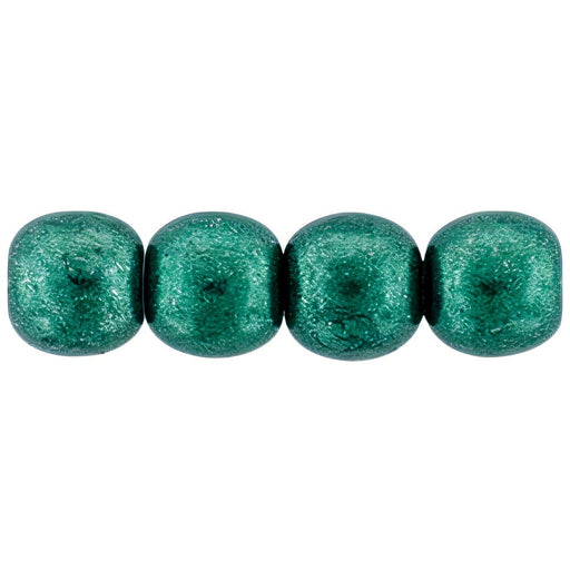 Czech Round Beads 4mm ColorTrends: Saturated Metallic Martini Olive
