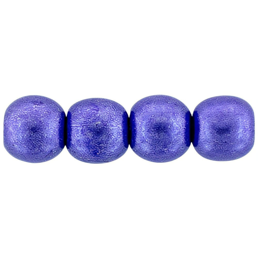 Czech Round Beads 4mm ColorTrends: Saturated Metallic Ultra Violet