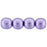 Czech Round Beads 4mm ColorTrends: Saturated Metallic Crocus Petal