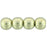 Czech Round Beads 4mm ColorTrends: Saturated Metallic Limelight