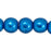 Czech Round Beads 4mm ColorTrends: Saturated Metallic Galaxy Blue