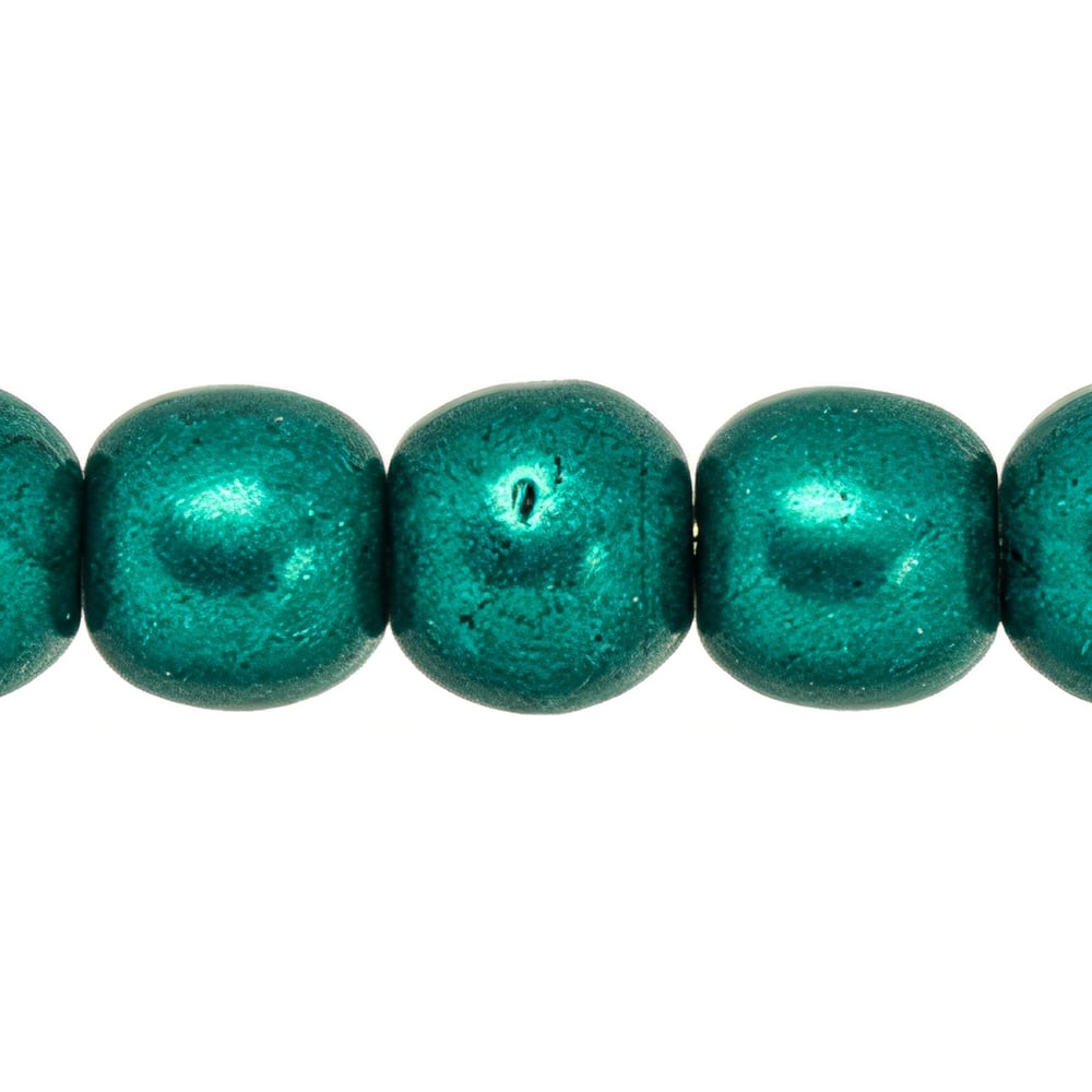 Czech Round Beads 4mm ColorTrends: Saturated Metallic Forest Biome