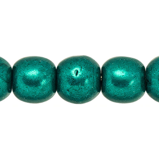 Czech Round Beads 4mm ColorTrends: Saturated Metallic Forest Biome