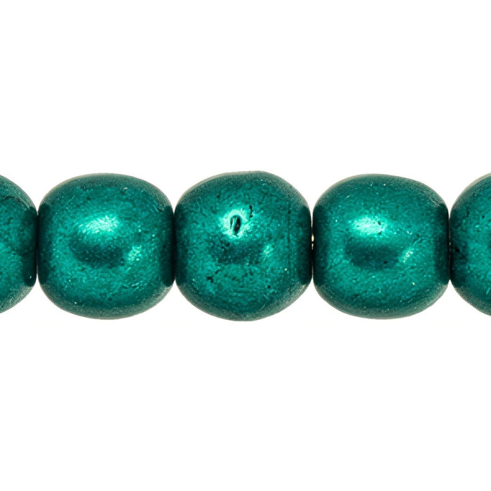 Czech Round Beads 4mm ColorTrends: Saturated Metallic Forest Biome