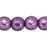 Czech Round Beads 4mm ColorTrends: Saturated Metallic Grapeade