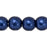 Czech Round Beads 4mm ColorTrends: Saturated Metallic Evening Blue