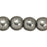 Czech Round Beads 4mm ColorTrends: Saturated Metallic Frost Gray