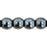 Czech Round Beads 4mm Hematite