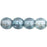 Czech Round Beads 4mm Luster - Transparent Blue