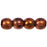Czech Round Beads 4mm Luster - Transparent Gold/Smokey Topaz