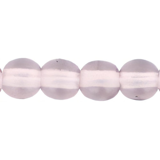 Czech Round Beads 4mm Lt Amethyst
