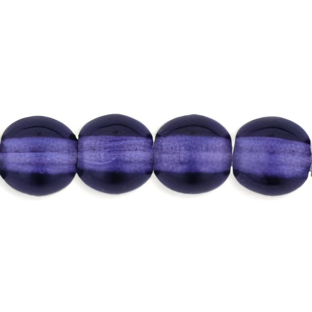 Czech Round Beads 4mm Tanzanite