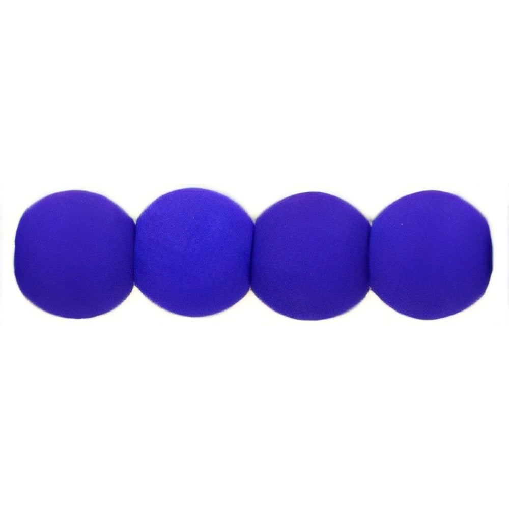 Czech Round Beads 4mm Neon Blue