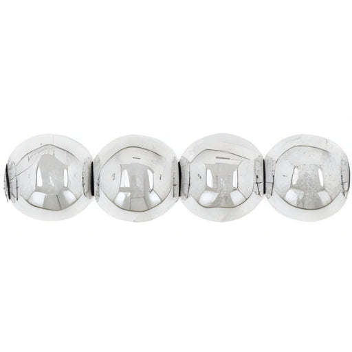 Czech Round Beads 4mm Silver