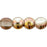 Czech Round Beads 4mm Apollo - Gold